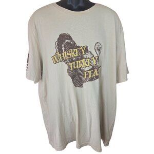 Grunt Style Whiskey Turkey Feast T-Shirt XXL - Ready for Thanksgiving